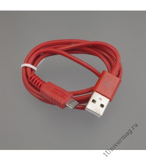 USB кабель Pro Legend micro USB,  красный, 1м