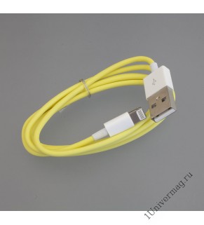 USB-Кабель Iphone 5, 6s, 8 pin, 1м,  желтый