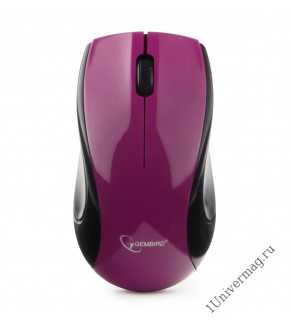 Мышь беспроводная Gembird MUSW-320-P, 2.4ГГц, фиолетовый