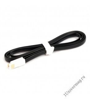USB кабель Pro Legend плоский micro USB, 1м,  чёрный