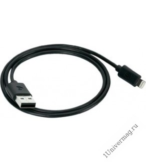 USB-Кабель Iphone 5, 6s, 8 pin, 1м,  чёрный