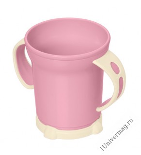 Чашка детская, 270мл (розовый)