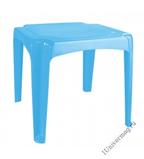 Стол детский 520х520х475 мм (голубой)
