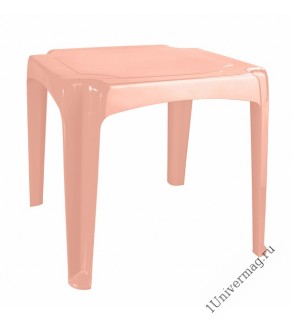 Стол детский 520х520х475 мм (светло-розовый)