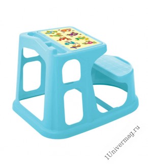 Стол-парта детская с аппликацией 730х550х500 мм (голубой)