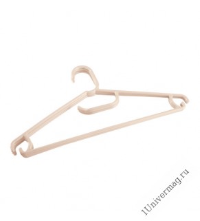 Комплект вешалок для легкой одежды р.48 (3 шт)  (бежевый)