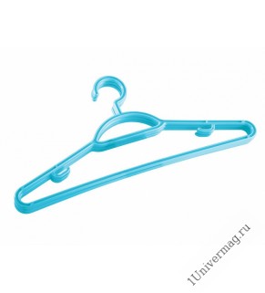 Комплект вешалок для легкой одежды р.48 (3 шт) (голубой)