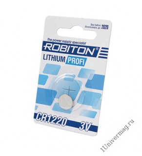 Элемент питания  ROBITON PROFI R-CR1220-BL1 CR1220 BL1