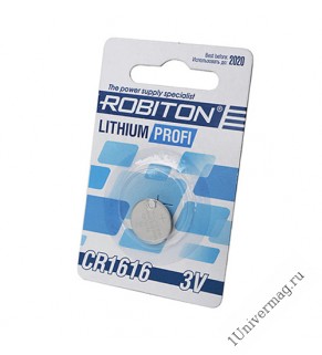 Элемент питания  ROBITON PROFI R-CR1616-BL1 CR1616 BL1