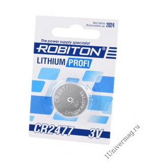 Элемент питания  ROBITON PROFI R-CR2477-BL1 CR2477 BL1