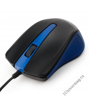 Мышь Гарнизон GM-105B, USB, чип- Х, синий, 800 DPI, 2кн.+колесо-кнопка