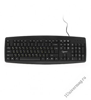 Клавиатура Gembird KB-8351U-BL, USB, черный, 104 клавиши