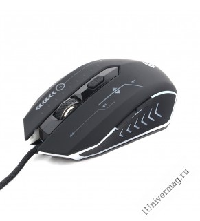 Мышь игровая Gembird MG-510, USB, черный, код "Survarium", 5 кнопок+колесо-кнопка, 3200 DPI, подсвет