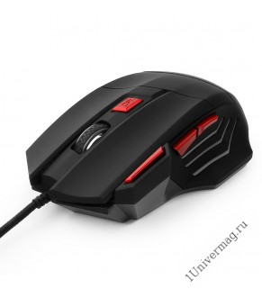 Мышь игровая Гарнизон GM-720G, "Хара", код "Survarium", USB, чип Х3, черн., софт тач, 2400 DPI, 6 кн