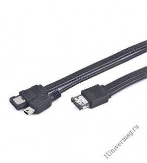 Кабель питания и интерфейсный Y-кабель eSATAp - eSATA/Mini USB, 1м, пакет