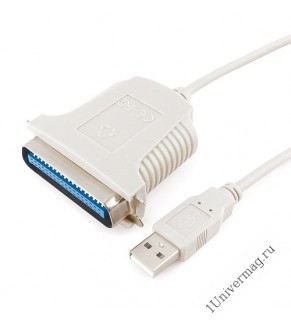 Конвертер Bitronics -> USB порт Gembird/Cablexpert CUM-360, C36M/USBAM, 1.8м, блистер