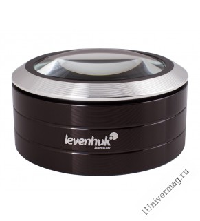 Лупа Levenhuk Zeno 900, 5x, 75 мм, 3 LED, металл