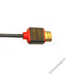 Кабель HDMI (M) - HDMI (M),  1 m, Pro Legend [HDSL1], ver 1.4, тонкий