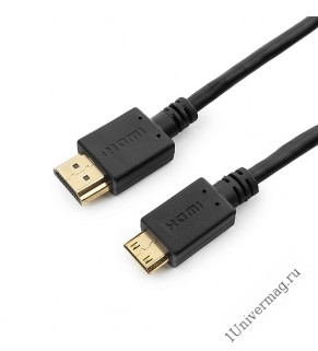 Кабель HDMI-miniHDMI Gembird/Cablexpert CC-HDMI4C-10, 19M/19M, 3.0м, v1.4, 3D, Ethernet, черный, поз