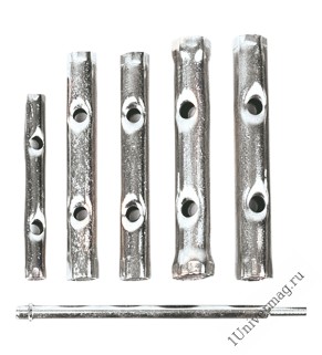 Ключи торцовые  трубчатые 8-19 мм, набор 6 шт
