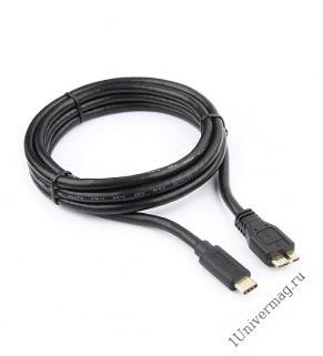 Кабель USB Cablexpert CCP-USB3-mBMCM-6, USB3.0 microBM/USB3.1 Type-C, 1.8м, пакет