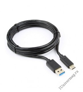 Кабель USB Cablexpert CCP-USB3-AMCM-1M, USB3.0 AM/USB3.1 Type-C, 1м, пакет