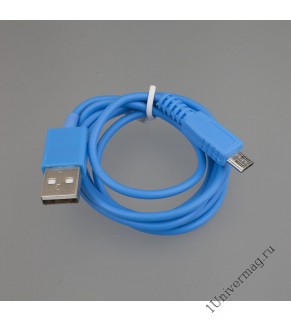 USB кабель Pro Legend micro USB,  голубой, 1м