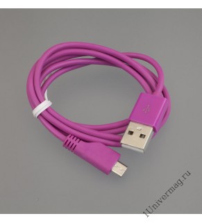 USB кабель Pro Legend micro USB,  малиновый, 1м