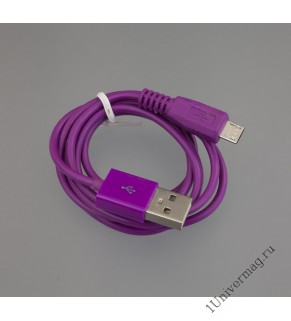 USB кабель Pro Legend micro USB,  фиолетовый, 1м