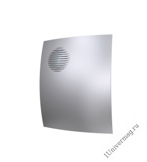 PARUS 4C dark gray metal, Вентилятор осевой вытяжной с обратным клапаном D 100, декоративный (PARUS 