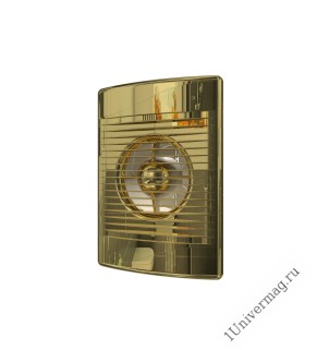 STANDARD 5C Gold, Вентилятор осевой вытяжной с обратным клапаном D125, декоративный (STANDARD 5C Gol