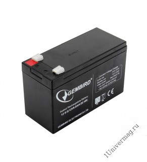 Аккумулятор для Источников Бесперебойного Питания "Gembird"/"Energenie" BAT-12V9AH (2008541)