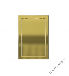 Л1515 Gold, Люк-дверца ревизионная 168х168 с фланцем 146х146 ABS, декоративный