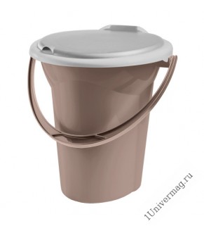 Ведро-туалет "Лотос"  (коричневый)